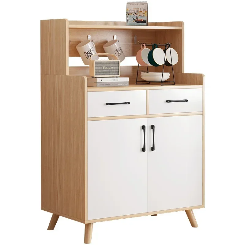 Nordic Kitchen Dish Cabinet Container Nordic et Sideboard Cabinet Drawers Storage Modern Mutfak Dolapları Kitchen Furniture