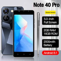 FUFFI-Note 40 Pro Cellphones 5.0 inch 16GB ROM 2GB RAM Smartphone Android 2000mAh 2+8MP Camera 3G Original Mobile phones 1