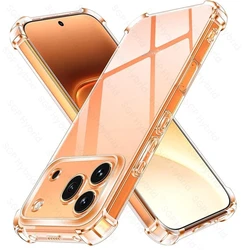 Crystal Clear Shockproof TPU Soft Cover with Slim Airbag Design for Honor 600 Pro 5G (Transparent)