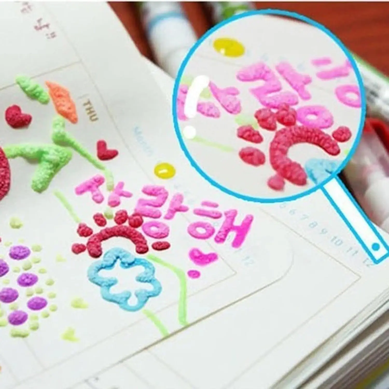 Рисунок 4 - Волшебные разноцветные пышные ручки