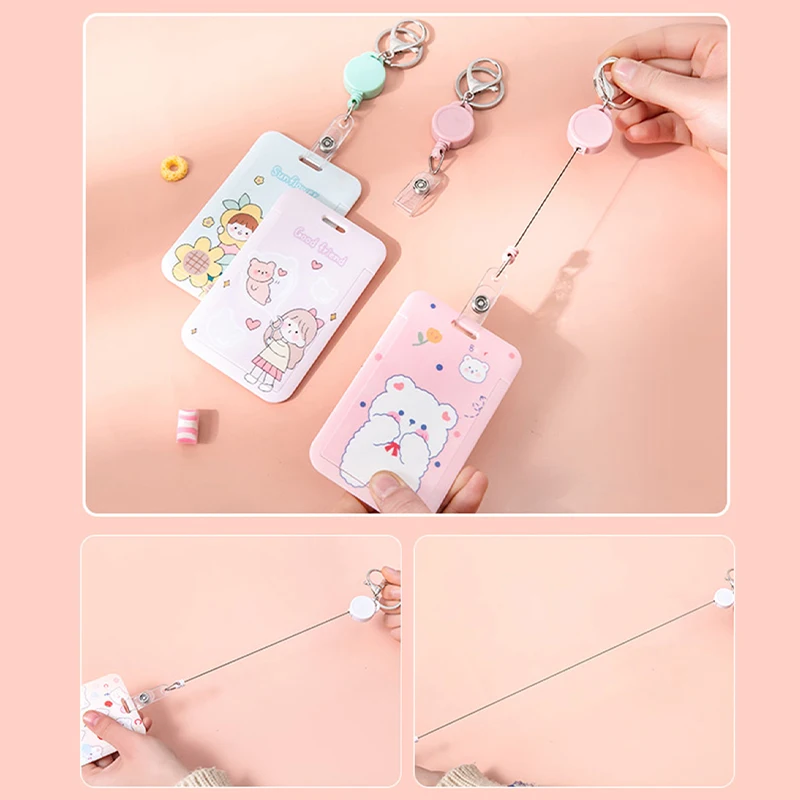 Cute Cartoon ID Card Holder - Stylish Card Cover