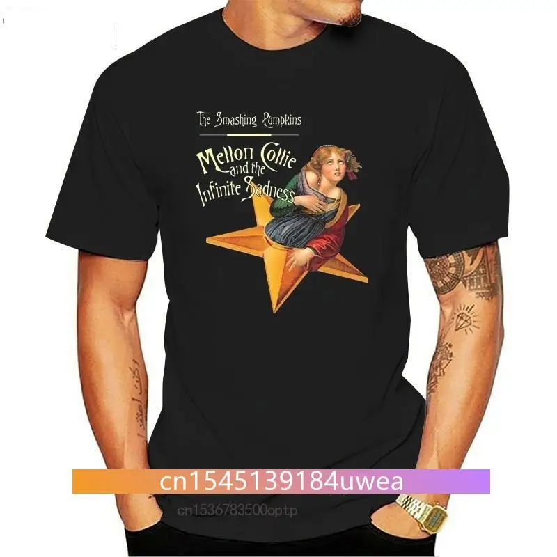 

Новая Черная футболка в стиле ретро с изображением Smashing Pumpkins Mellon Collie And The Infinite печаль 2021