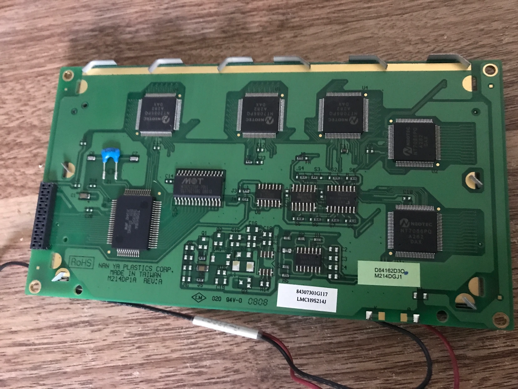 Pannello di visualizzazione dello schermo LCD muslimm214dgj1