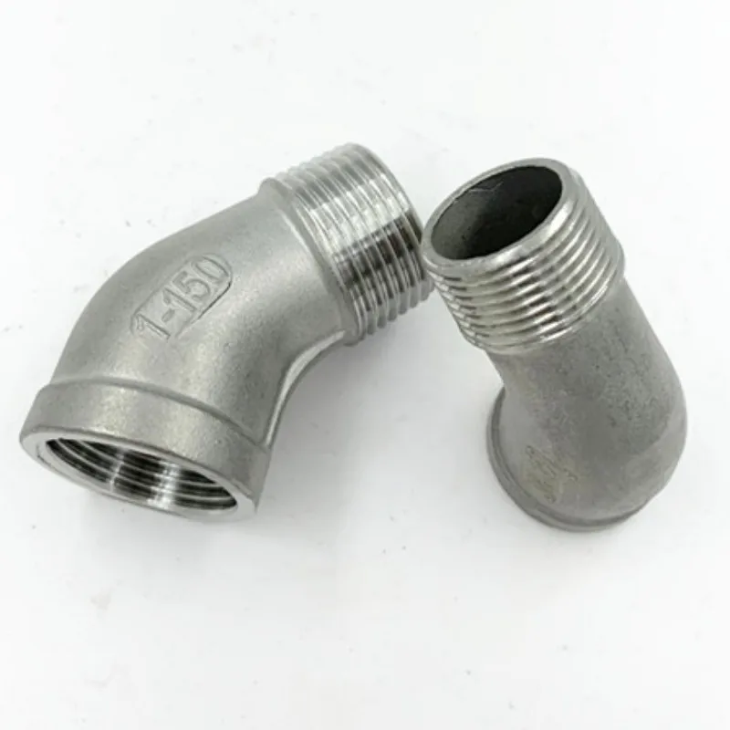 

1/4 3/8 1/2 3/4 1 1-1/4 1-1/2 2 BSP Female To Male 45 Degree Elbow Connector Coupler 304 Stainless Pipe Fitting