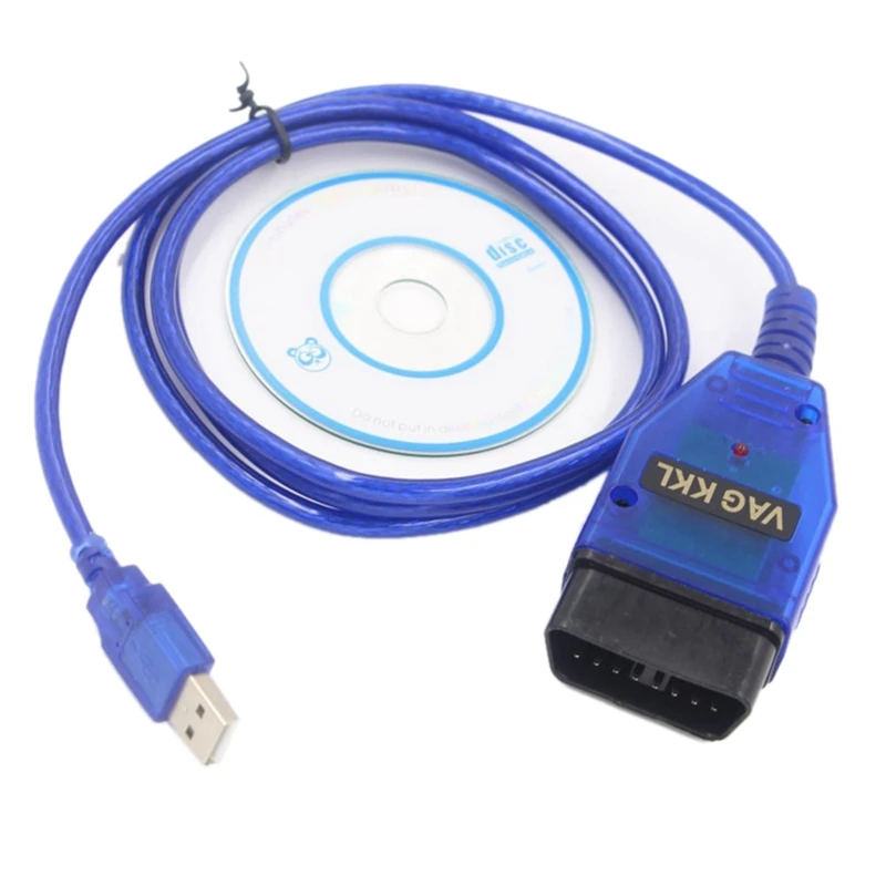 

VAG409 OBD2 USB KKL COM 409.1 Kkl OBD2 USB Diagnostic Cable Accessories Scanner Scan Tool Interface Diagnostic Cable