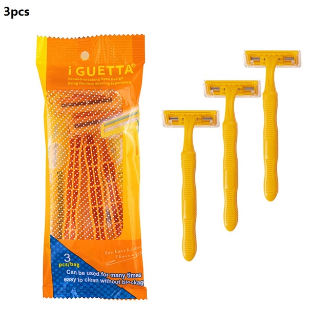 Travel Double Layer Blades Razors Shaving Convenient Hotels Carry Disposable Razors Skin Facial Manual Safe Shaver