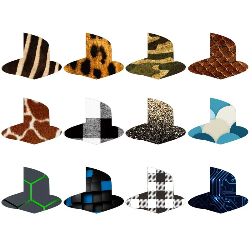 12PCS Custom Vinyl Decal Skin Sticker For PS5 Console Glossy Logo Underlay For PS5 Disk Digital Version For PS5 Accessories 