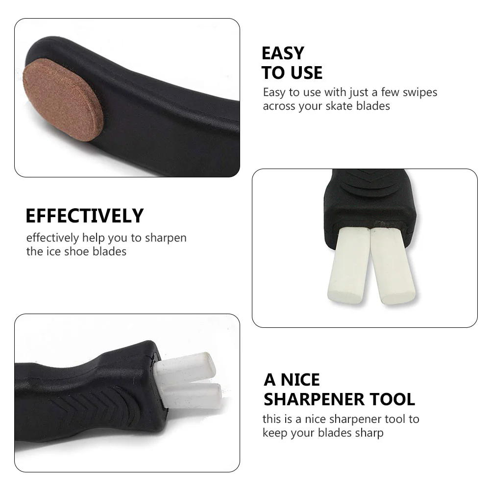 Ice Skate Sharpener Hockey Shoe Whetstone Grinder Repair Tool Skate Blades Maintenance Device Ice Blade Sharpener Team
