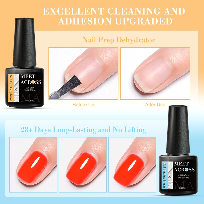 Description Picture 5 of itemAcrylic No-acid Primer Nail Art Set With Base Gel And Top Coat Soak Off Gel Nail Polish For Nail Art Design Manicure Tool Kit