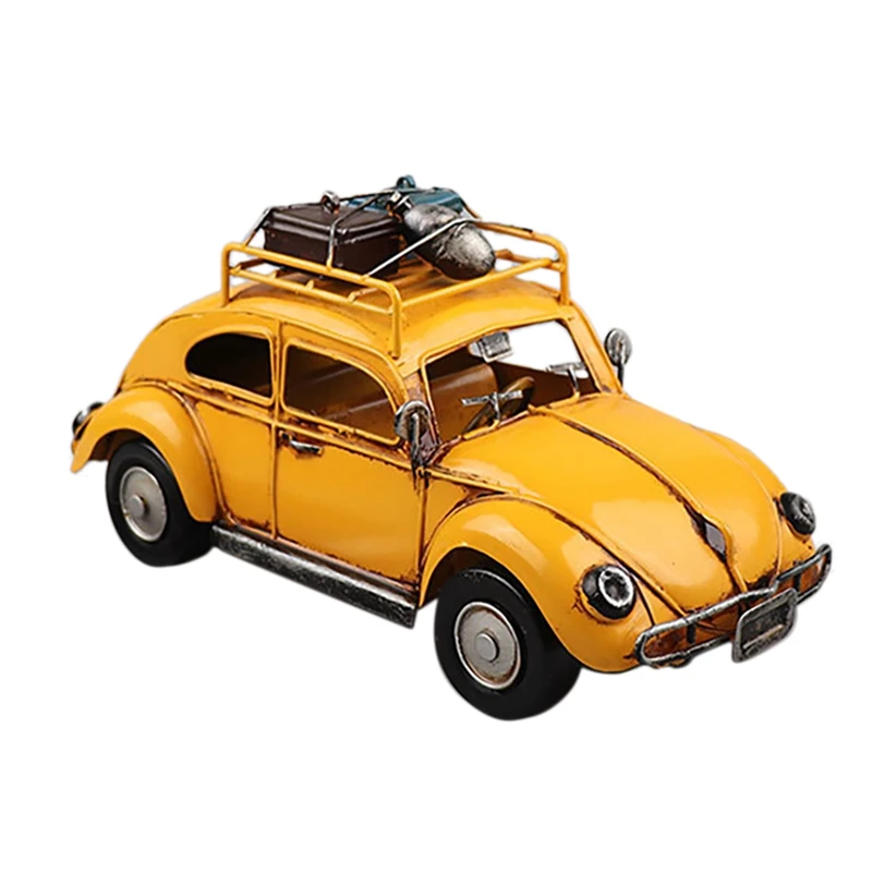 

Модель автомобиля Beetle Touring в стиле ретро, Оловянное крафтовое окошко, коллекционное украшение, идеальный день рождения, сюрприз для парня