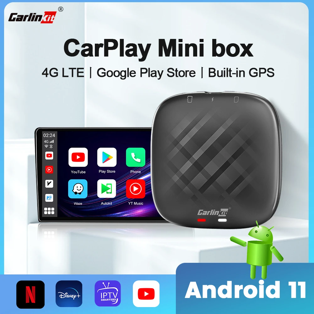 Carlinkit Carplay Mini Ai Box Andoroid 11 Wireless Carplay Android Auto
