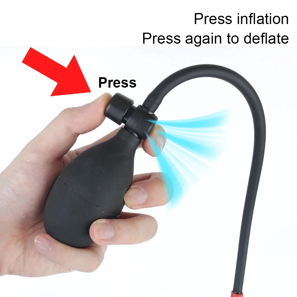 Anal Plug Dilator Mini Butt Dildo Pump Inflatable Anal Plug