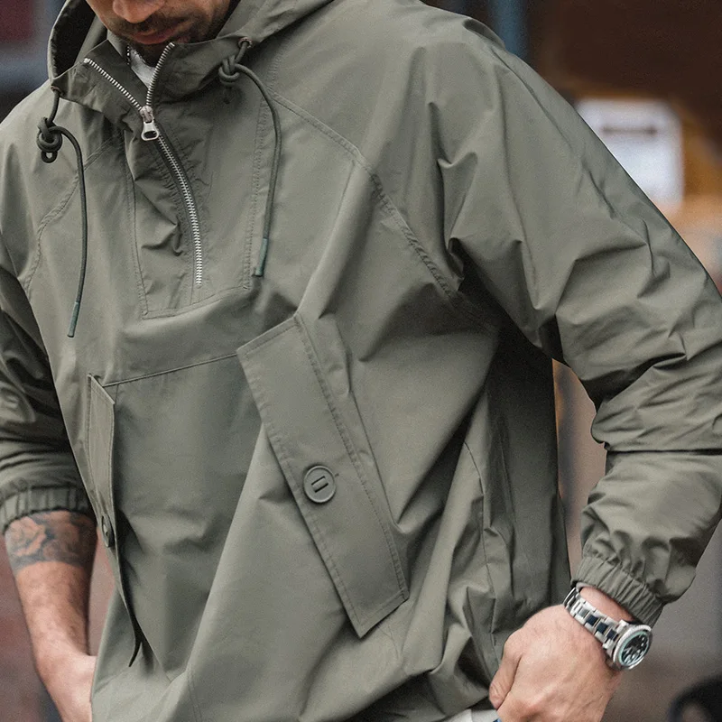 Maden 2023 Vintage Severe Weather Deck Jackets Men's Windbreaker Hooded Sweatshirt Outdoor Mountain Division M43 Parka