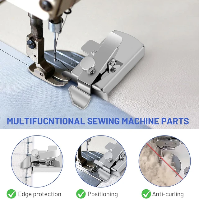 Magnetic Seam Guide for Sewing Machine, Universal Seam Guide Ruler  Multifunctional Straight Line Hems Sewing Ruler for All Sewing Machine,  Seam Guide