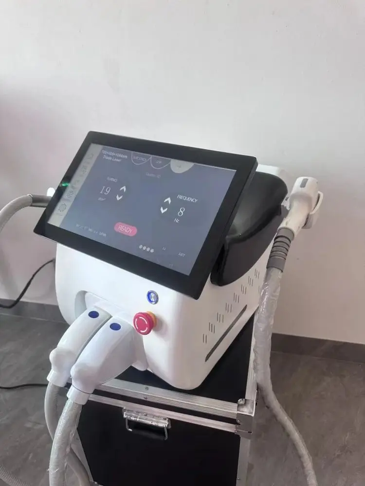 2500W Germany Ice Platinum Hair Remove Diode Laser Three Wavelengths Hair Removal Machine Nd Yag Tattoo Removal Beauty Equipment