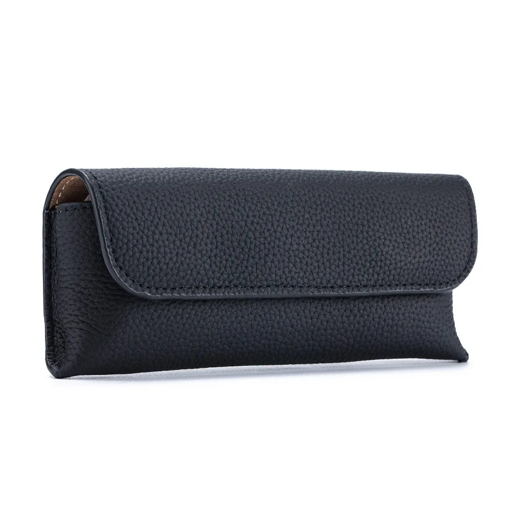 Premium Genuine Leather Eyewear Storage Pouch & Protector