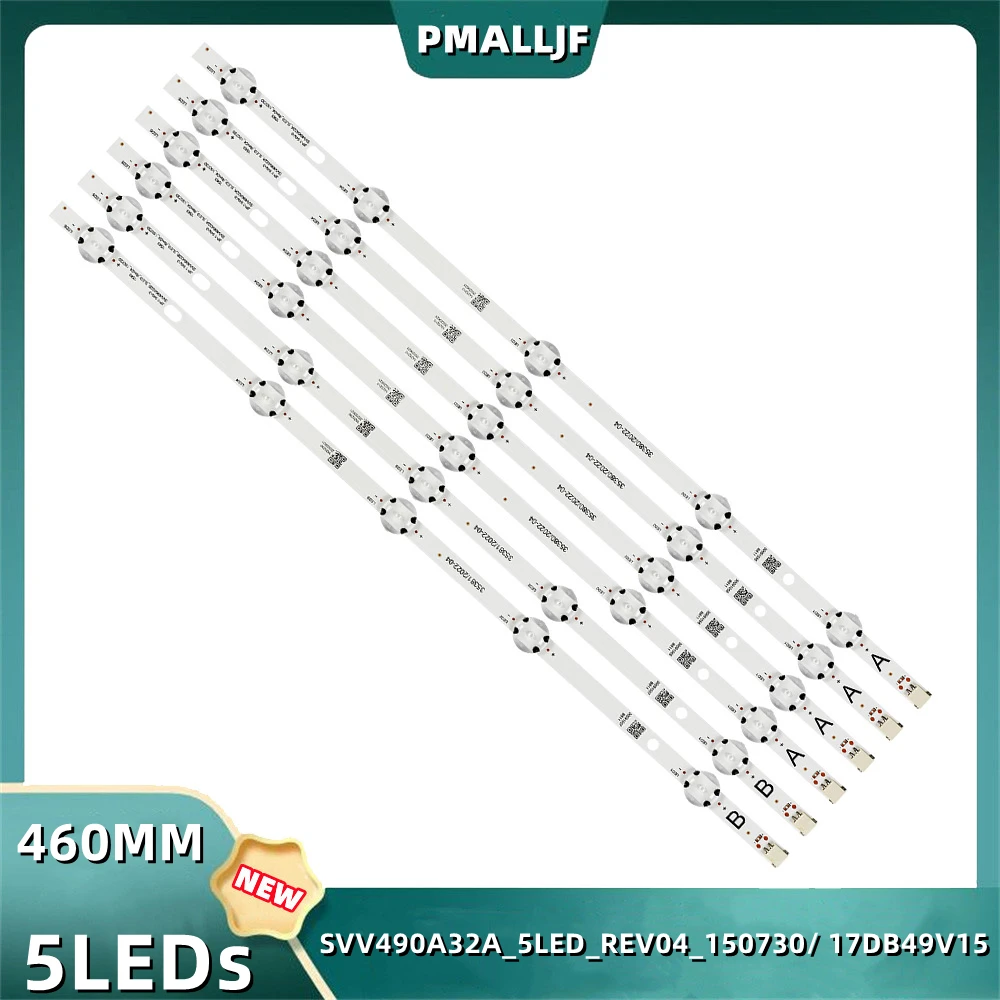 

5 шт./комплект, светодиодная лента для подсветки SVV490A32A _ 5LED _ REV04_150730 SVV490A32B ESTEL 49FA7000 49FB7000 49L2863DG 49L3863DB