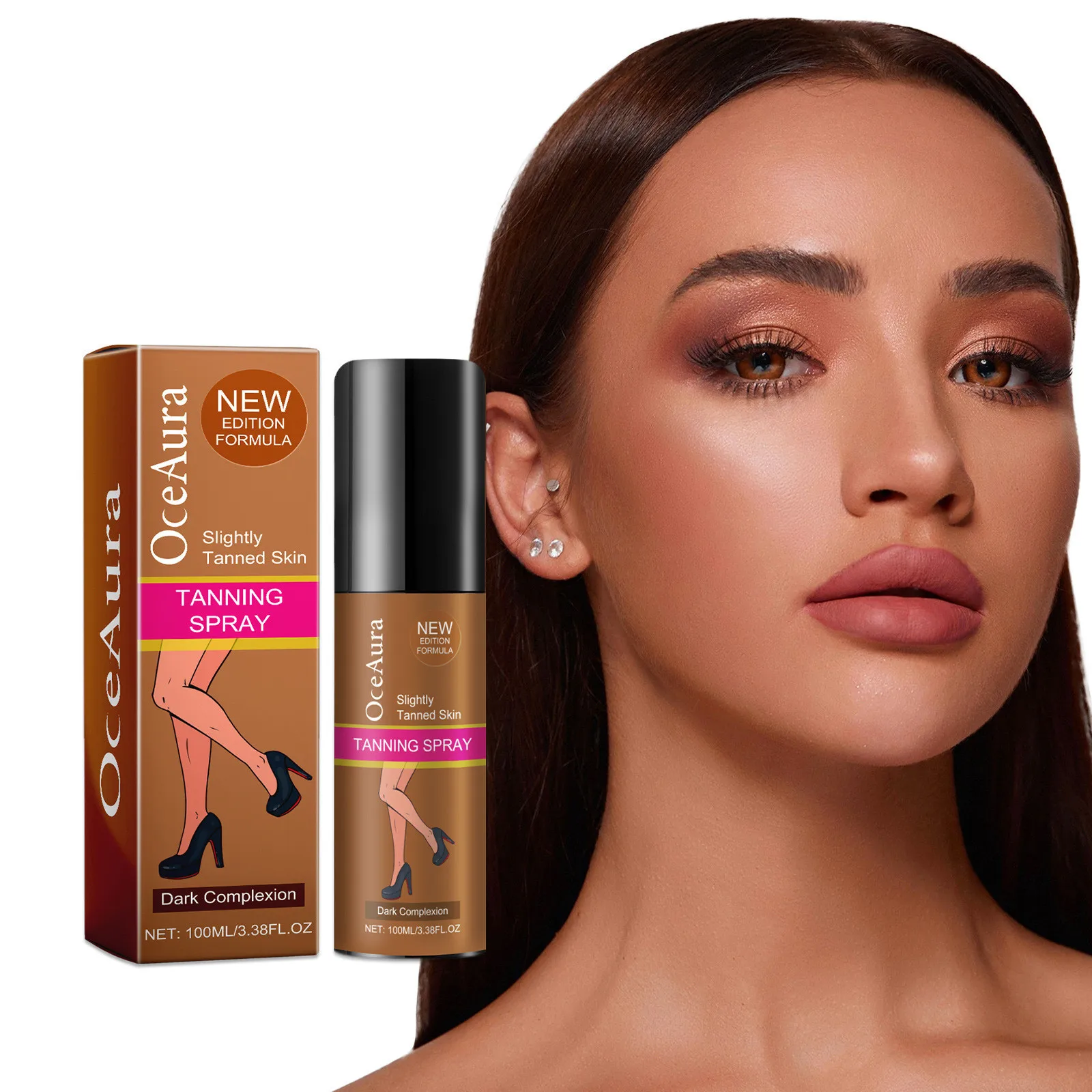 Tanning Mousse Cream Summer Beach Bronzer Boosting Suntan Smooth Nourish Moisturize Shining Self Solarium Tanning Facial Lotion