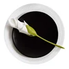 Fashion Leaves Flower Paper Roll Dining Table Napkin Holder Rack Serviette Organizer Tissue Storage Decor 4pc/lot 1