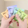 2pc Cute Fresh Tea Lip Balm Lip Oil Moisturizing Clear Transparent Lipstick Base Hydrating Natural Plant Anti-Cracking Lip Care 2