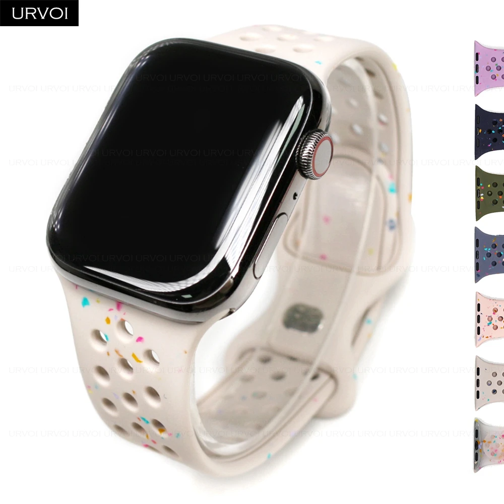 URVOI Sport Band - Double Color Silicone with Breathable Holes