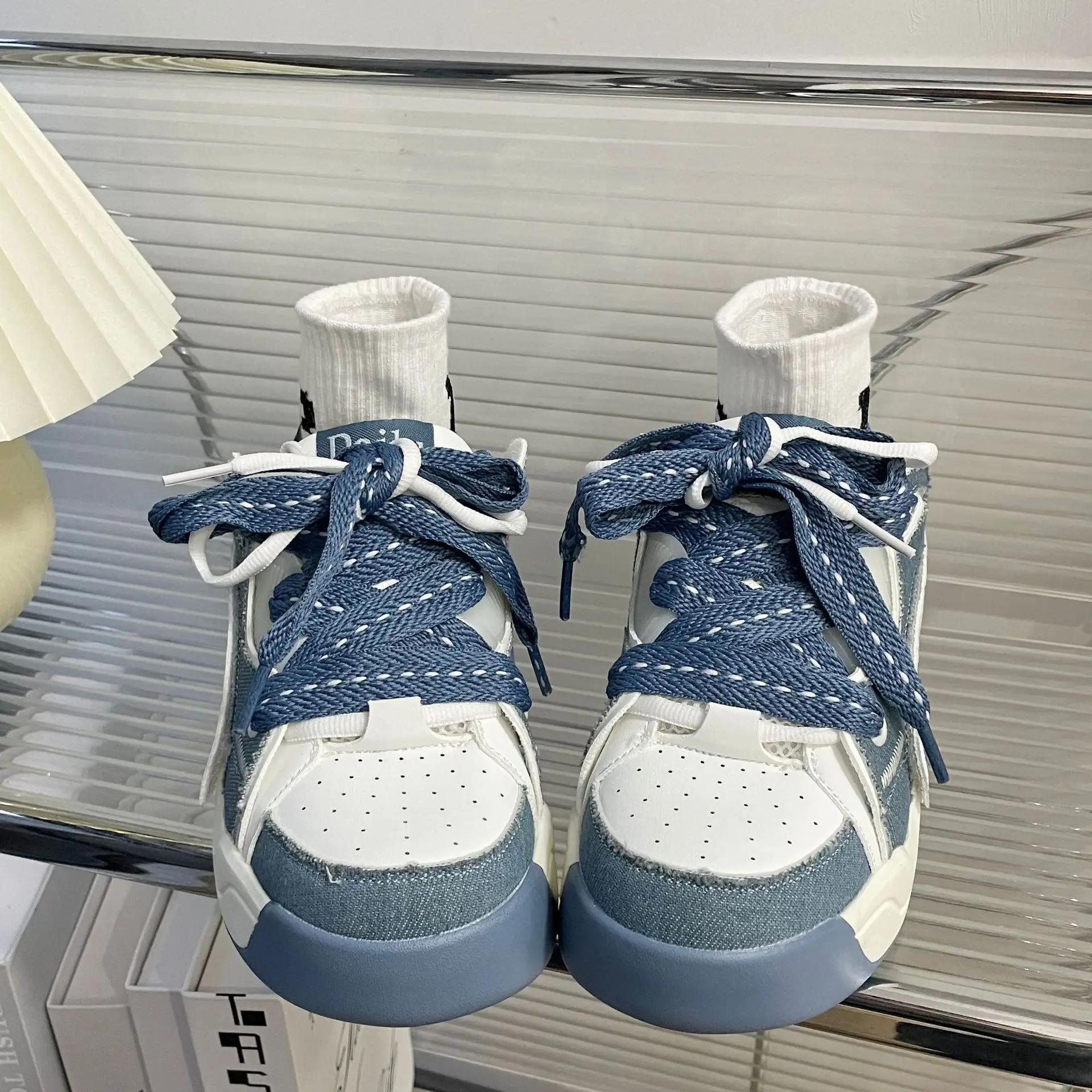 

Кроссовки женские массивные, Вулканизированная подошва, повседневная спортивная обувь, Ретро стиль