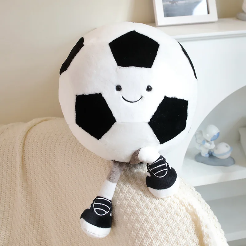 Doll with feet plush doll toys Card love plush pillow Basketball soccer fun shape plush doll cushion Home Plush Ornament 6