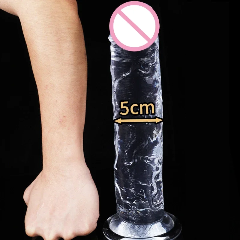 Silicone Dildo for Women with Strong Suction Cup Hands-Free Adult Sex Toy