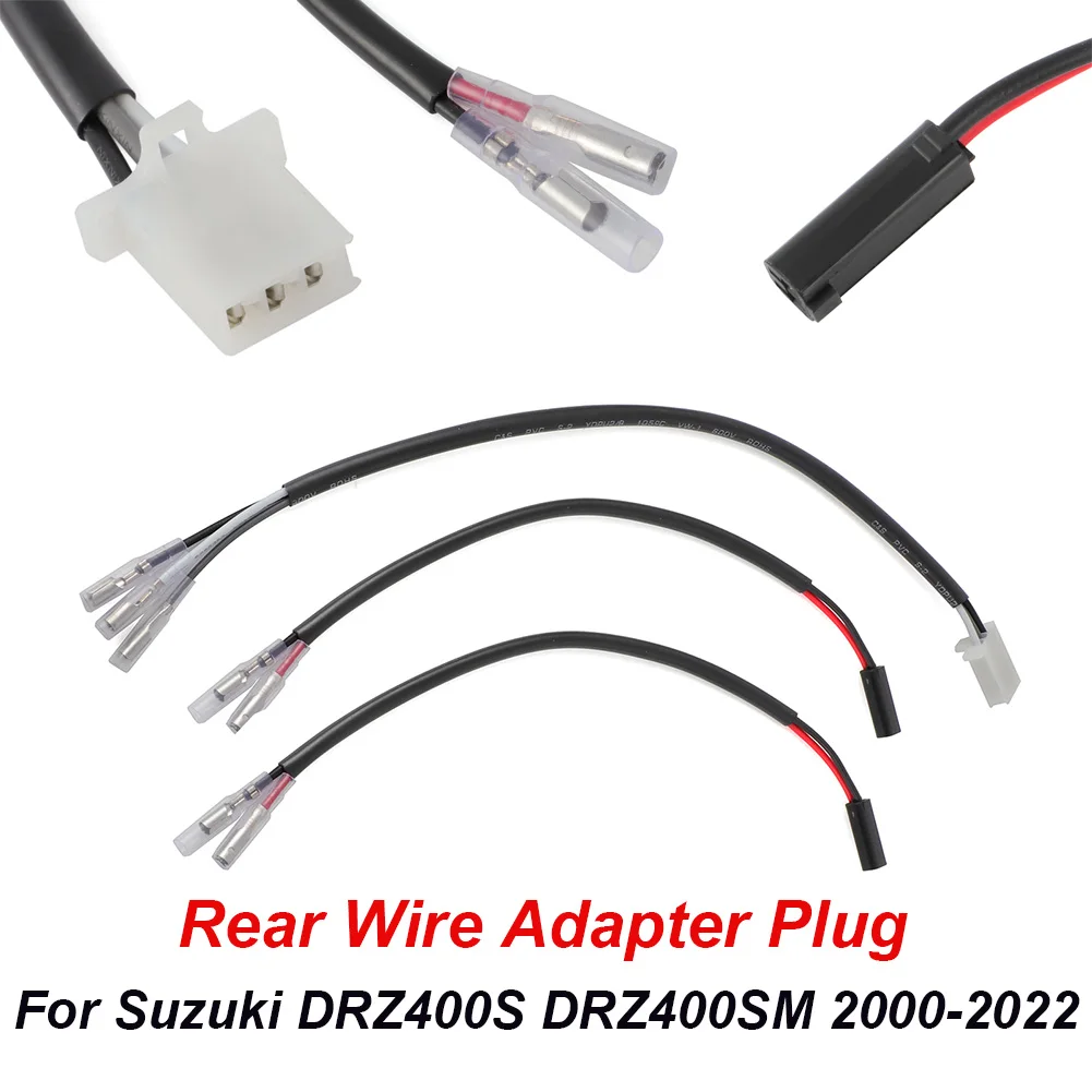 Rear Taillight Wiring Adapter Plug Kit For Suzuki DRZ400S DRZ400SM SML 2000-2022 2021 2020 Taillight Brake Lamp Cable Plug