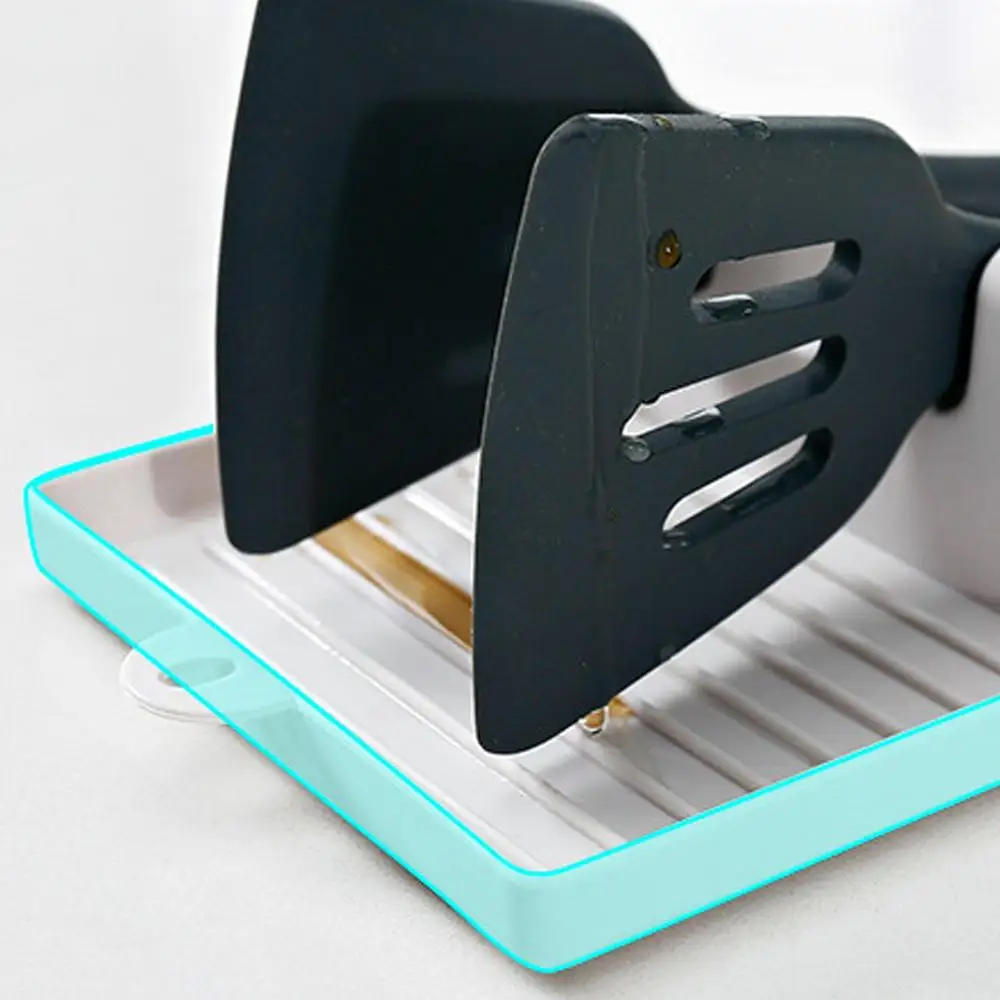 Description Picture 2 of itemSpoon Rest With Lid Holder Heat-Resistant Cooking Ladle Holder Spatula Ladle Spoon Utensil Rests For Kitchen Countertop Stove