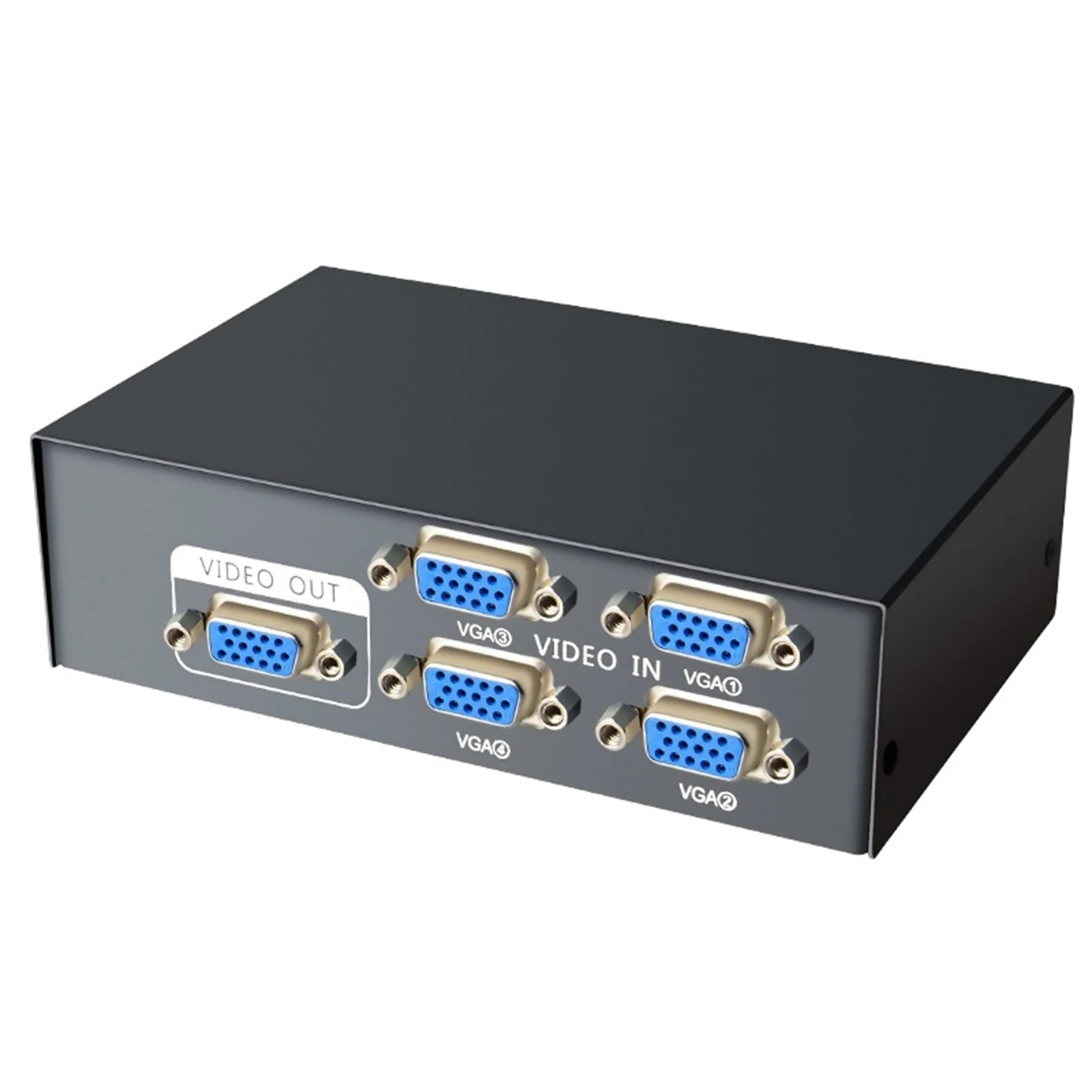 

4x1 4 порта VGA переключатель видео переключатель 4 в 1 выход усилитель сигнала HD усилитель разветвитель для мониторов проекторов