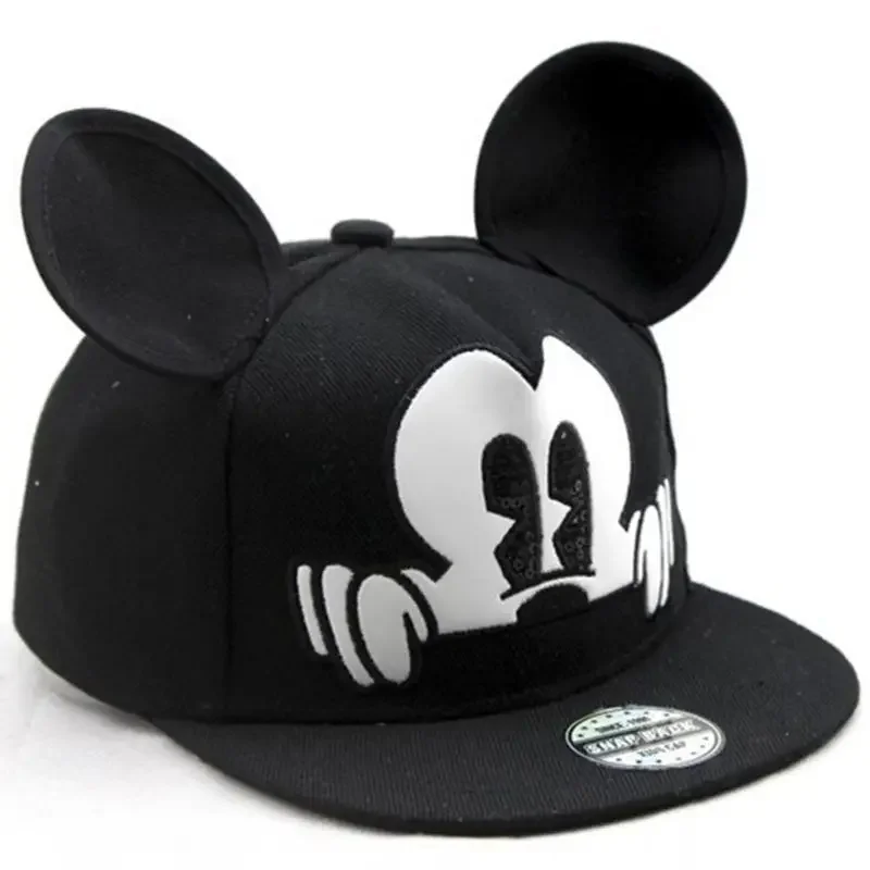 New Children's Mickey Mouse Cap Cartoon Lovely Baseball Cap For Kids Girls Boys Snapback Hat 6
