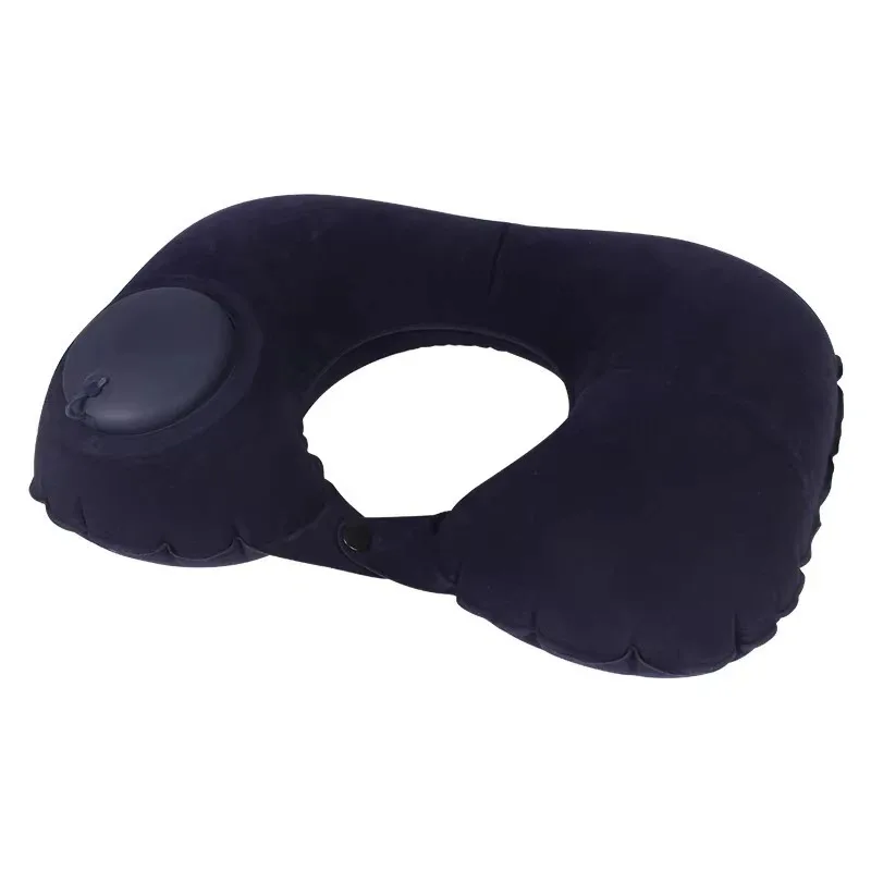 1pc Travel Airplanes Inflatable Super Light Portable U-Shape Automatic Inflatable Cervical Vertebr Neck Pillow