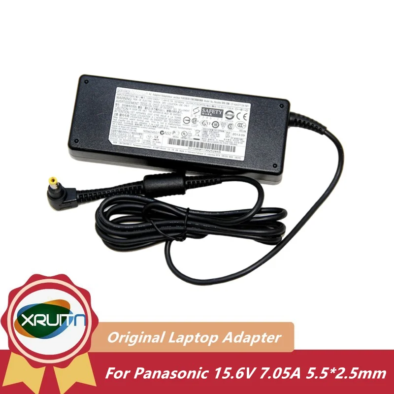 Caricabatterie Adattatore Ca Originale Da 110W Per Panasonic Toughbook Cf-19 Cf-31 Cf-52 Cf-53 Cf-54 Cf-74 Cf-Aa5713A M1 M2 M3 15.6V 7.05A