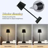 Hotel Cordless Usb Rechargeable Table Lamp Poldina Waterproof Touch Switch Table Lamps for Bedroom Hotel Living Room Restaurant 4