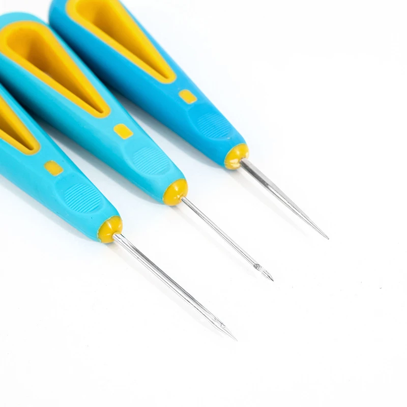 Awl For Repair Leather Shoe Sewing Cobbler Tool DIY Craft Straight Curved and Hole Hook Needle Piercer Stab Sticher Sewing Awl