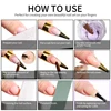 Acrylic Manicure Tool Set With Nail Drill Acrylic Powder Nail Kit Quick Extension Kit Glitter Power Liquid Fake Nails Complete N 3