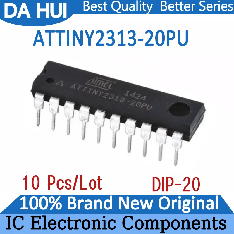 

10 Pcs ATTINY2313-20PU ATTINY2313-20 ATTINY2313 ATTINY IC MCU Chip DIP-20 In Stock 100% New Originl