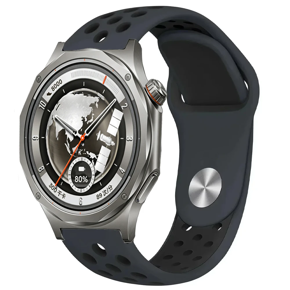 Breathable Silicone Watch Strap - Multiple Sizes Available