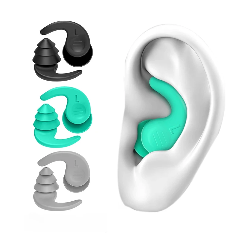 1 Pair Antinoise Earplugs Sound Insulation Ear Protection Earplugs Sleeping Swimming Travel Noise Reduction Waterproof Earplugs 1 Pair Antinoise Earplugs Sound Insulation Ear Protection Earplugs Sleeping Swimming Travel Noise Reduction Waterproof Earplugs