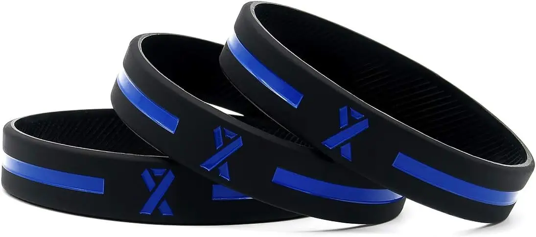 Inkstone Autism Awareness Bracelets, 6-Pack - Silicone Wristbands In