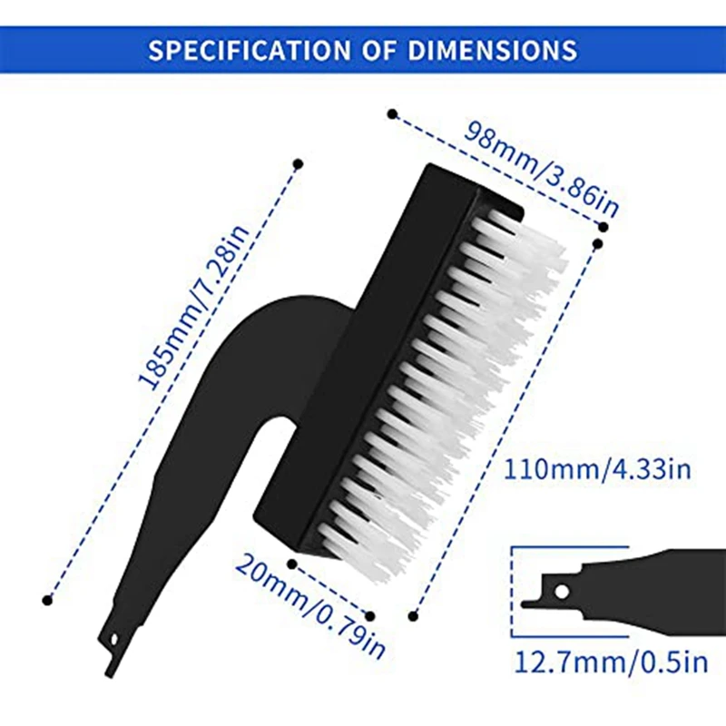 4PCS Reciprocating Saw Scraper Blade Set, Black Reciprotools Attachments And Adapters For Reciprocating Saws