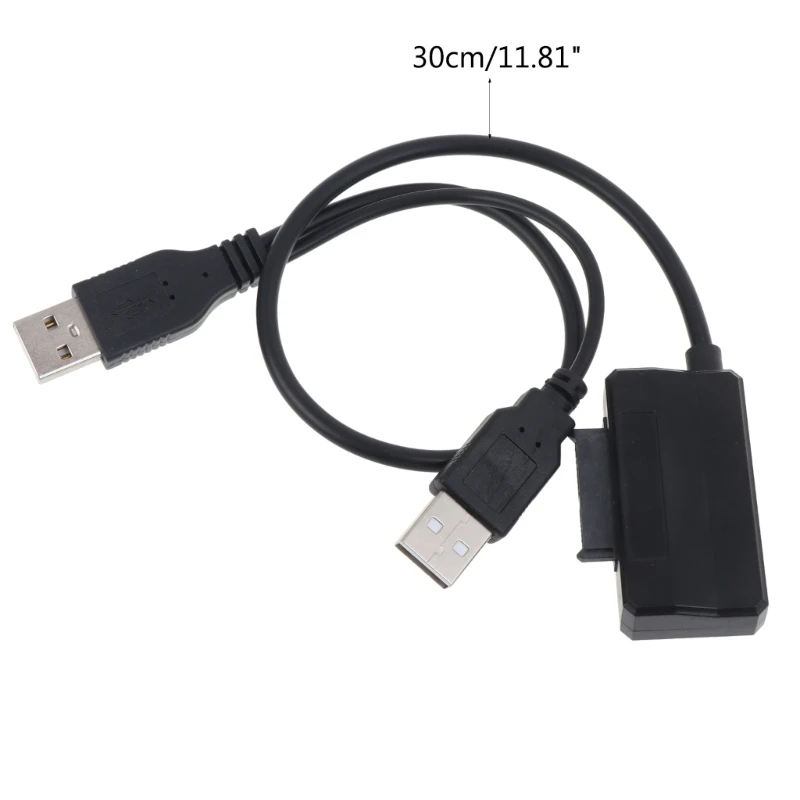 USB 2.0 Type-A 13Pin(7+6) CD-ROM DVD-ROM 광학 드라이브 컴퓨터 전원 공급 장치 코드용 어댑터 변환기 케이블