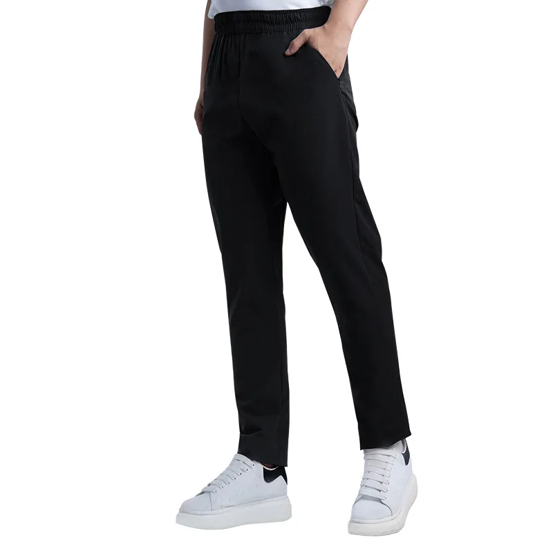Casual pants slim fit and versatile solid color elastic mountaineering outdoor running and sports pants trousers