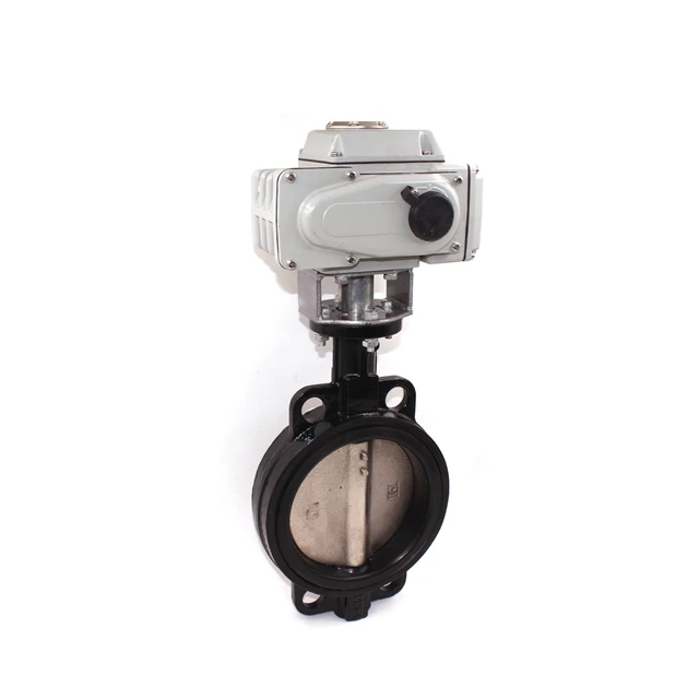 

2inch 3inch 4inch 5inch 6 inch nickel plating valve disc DC12V DC24V electric actuation butterfly valve
