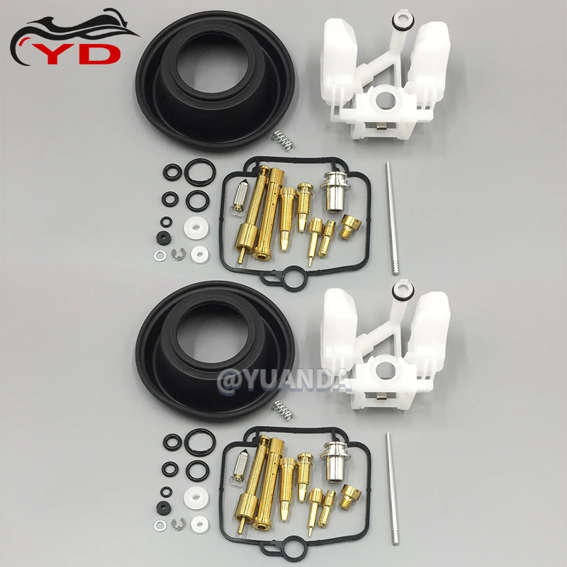 Carburateur Carb 2 Pièces Pour Mikuni BST33 Pour BMW F650 1993-2000 Kit Réparation Carburateur Moto Carb Float Diaphragmes À Vide Motocross Carburateur(Set D