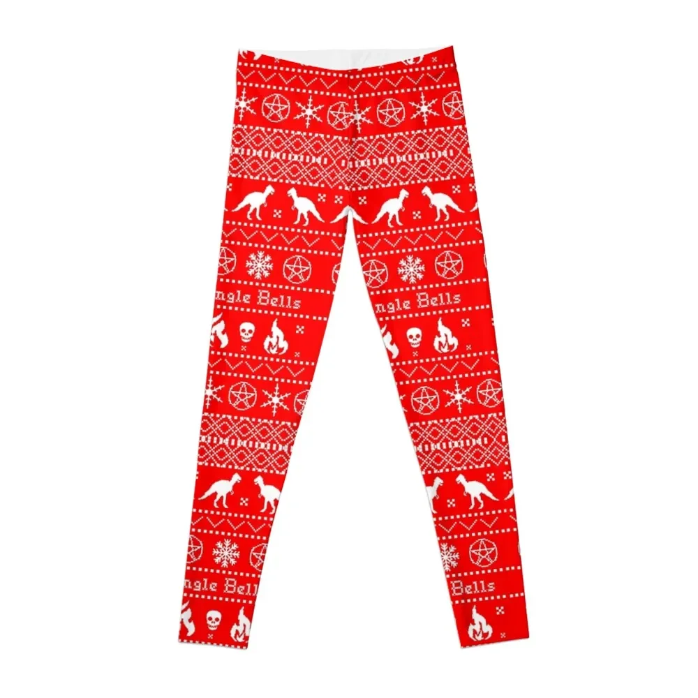 

Hell's Jingle Bells Leggings sports for push up Sportswear woman gym sportswear gym Womens Leggings