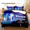 HOT Seven lionsBedding Set Single Twin Full Queen King Size Bed Set Aldult Kid Bedroom Duvetcover Sets 3D Anime Bed Sheet Set 5