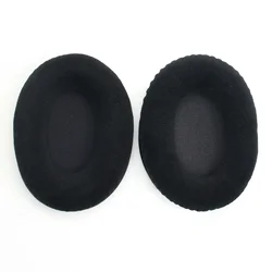 Premium High-Quality Foam Cushion Earpad Replacements with Soft Protein Cover (Black flannel)
