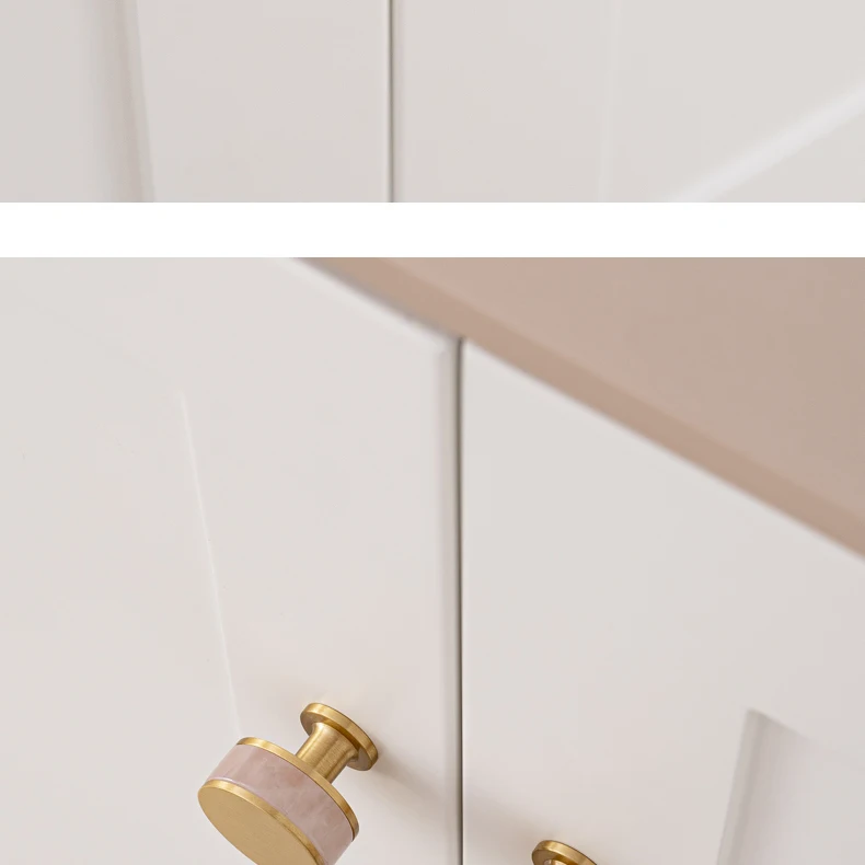wardrobe knobs brass natural stone decorative handles